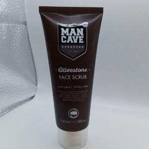 Man Cave  Olivestone Face Scrub - Brown